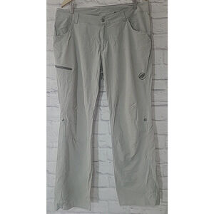 Mammut Outdoor Hiking Pants Men's Size 38 US Gray Pockets Wind Resistant
